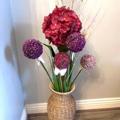 Large Vase with flowers