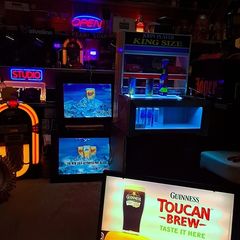 Guinness toucan  illuminated pub wall light