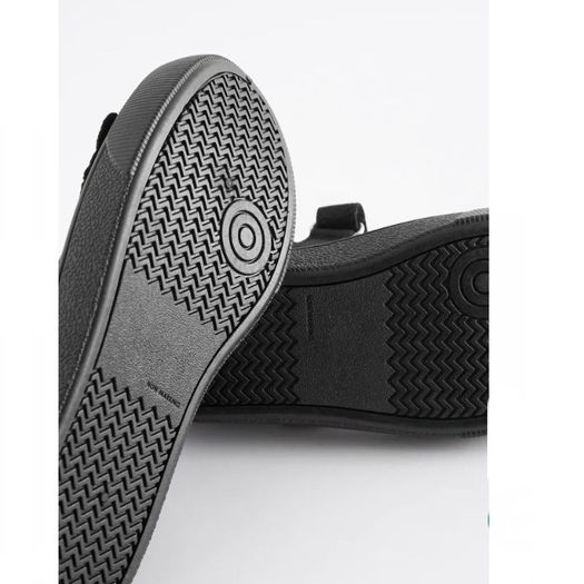 Next Butterfly Embroidered Black Plimsolls Shoes, Junior Size UK 12.5, EUR 31, Standard Fit