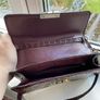 Next ladies burgundy mock crock handbag Image 3