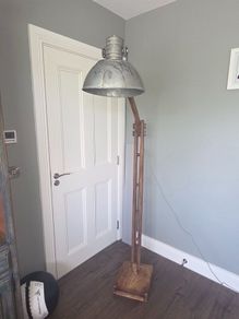 Vintage industrial floor lamp