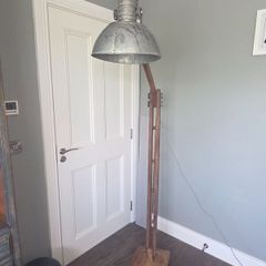 Vintage industrial floor lamp