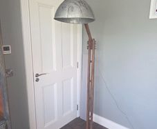 Vintage industrial floor lamp