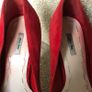 Designer Miu Miu red high heels Image 6