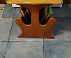 Magazine rack coffee table
