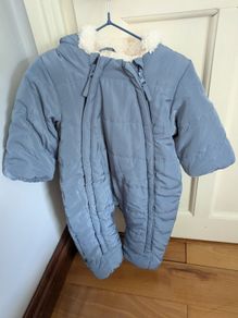 New All In One Baby Pram Suit 4-6m