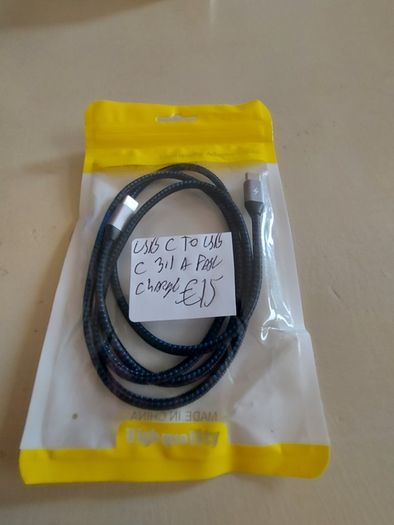 USB C to USB C Cable 3.1 Fast Charge 1M