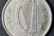 Ireland 1940 Silver Half Crown coin