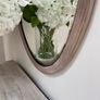 Antique oval mirror & console table Image 2