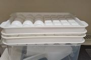 Ice Cube Tray Set with Storage Bin