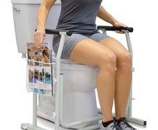 Toilet safety frame - perfect condition, without magazine rack as shown in photo