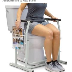 Toilet safety frame - perfect condition, without magazine rack as shown in photo