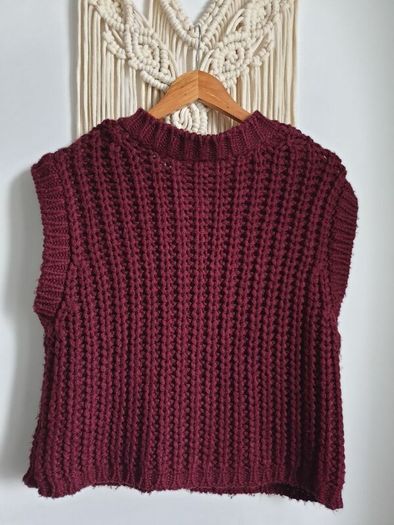 Zara Sleeveless Cardigan Size Medium