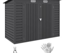 Galvanised Steel Shed