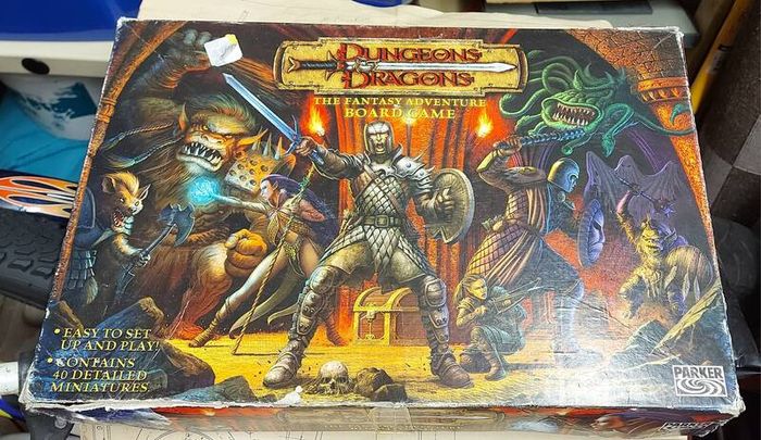 Vintage Dungeons and Dragons boardgame
