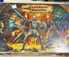 Vintage Dungeons and Dragons boardgame