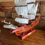 Vintage Mayflower Pilgrim Ship Model Image 4