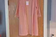 Savida Peach Mellon  Embellished Long Jacket/Coat S. 14.  B.N.W.T.