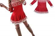 Red mini Christmas dress