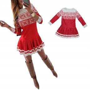 Red mini Christmas dress