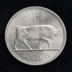 Ireland - 1968 - Shilling - Bull - UNC - KM.14a - [760]