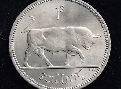 Ireland - 1968 - Shilling - Bull - UNC - KM.14a - [760]