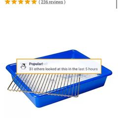 Oven rack soaking tray