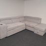 New light Grey Corner Sofa bed Image 3