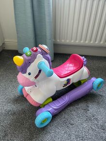 Unicorn ride on with lights and sounds