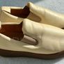 ARKET Soft Leather Slip-On Shoes Cream Beige Minimalist Size 39 Image 2