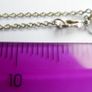 Vintage Silver Plated Pendant Necklace length 20" - 6,0g Image 10