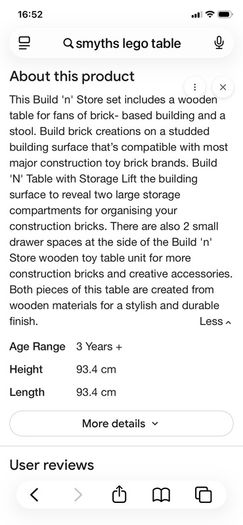 lego table