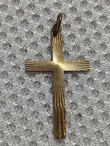 9ct gold cross