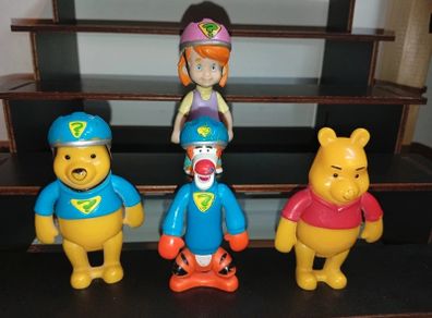 Rare Mattel Disney 2008 Darby Pooh Tigger Figures 8-9cm My Friends Tigger & Winnie The Pooh