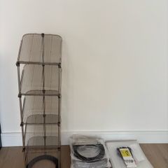 2x 5 Shelf Shoe Rack