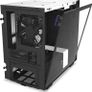 NZXT H210i - Mini-ITX PC Gaming Case - Tempered Glass Side Panel - Integrated RGB Lighting - Steel Construction - White/Black Image 3