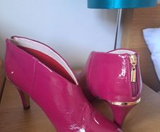 Hot Pink Una Healy boots Size 8