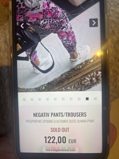NEGTIV tracksuit top and bottom size XS