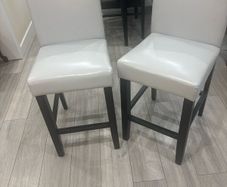2 Grey Breakfast Bar Stools