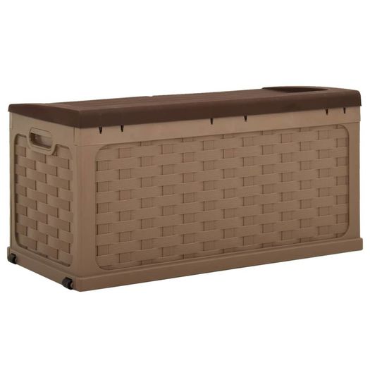 Garden Storage Box 335 L Mocha-Chocolate PP