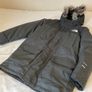 Genuine The North Face grey winter ski jacket school coat down insulated parka coat Image 6