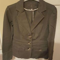 John Rocha khaki green jacket size 10
