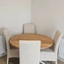 Neptune solid oak table & chairs Image 2