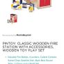 New Pintoy Wooden Fire Station Image 2