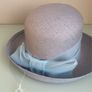 New Baby Blue Straw Hat Image 3