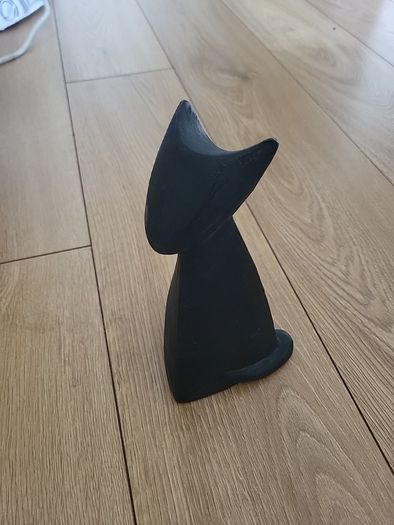 Ceramic Cat silhouette figurine