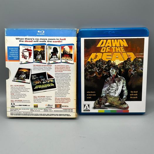 Dawn Of The Dead Blu-ray 3 Disc Arrow Limited Edition Box Set + Poster & Booklet