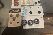 vintage buttons on card