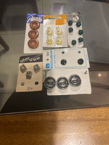 vintage buttons on card
