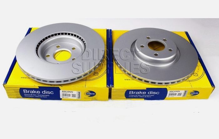 Comline Front Brake Discs Set Braking Discs Pair Adc2613 For Vw Audi Seat Skoda